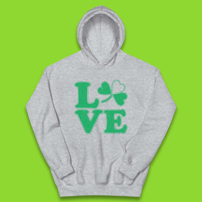 Shamrock Love Kids Hoodie