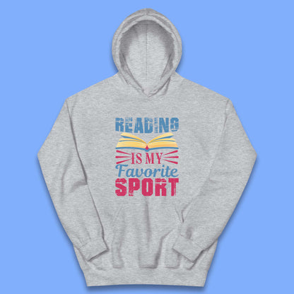 Reading Is My Favorite Sport Kids Hoodie