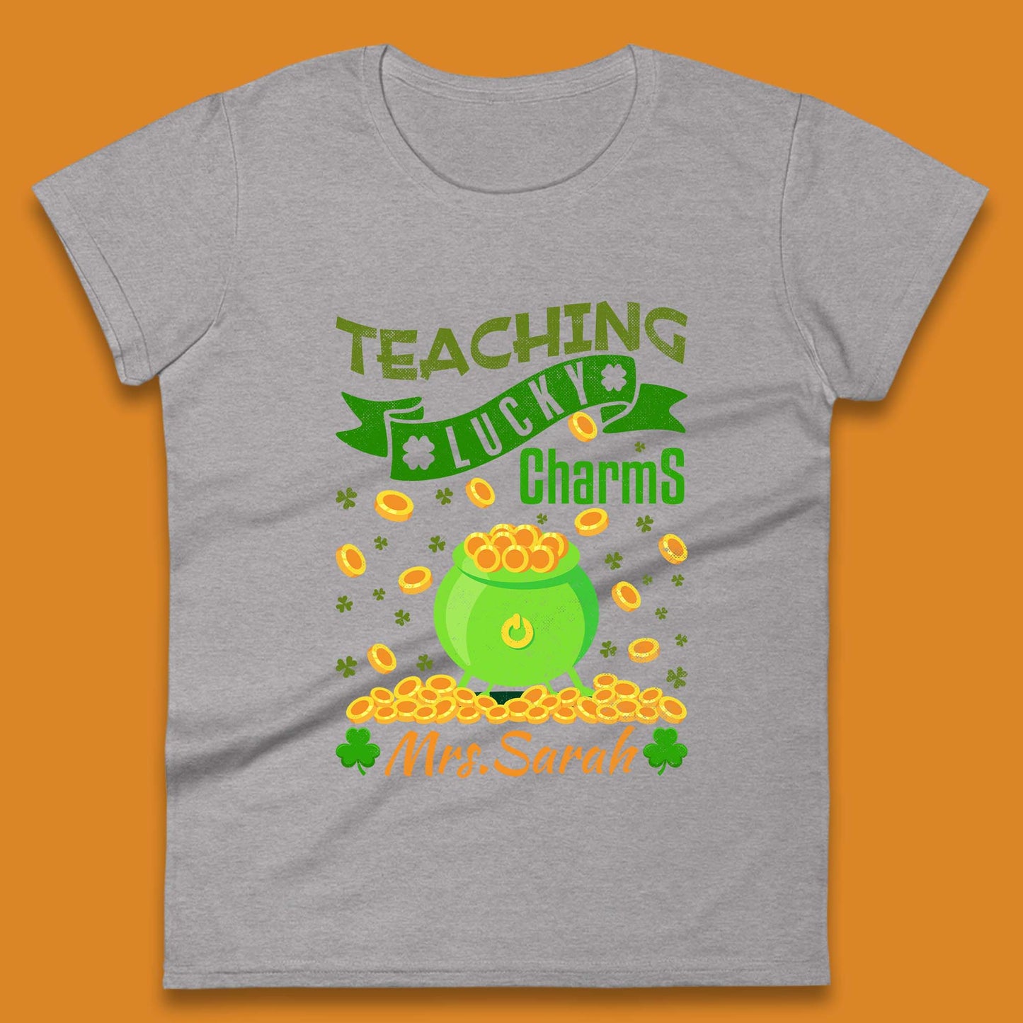 Personalised Teaching Lucky Charm Womens T-Shirt