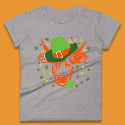St Patrick's Cow Womens T-Shirt