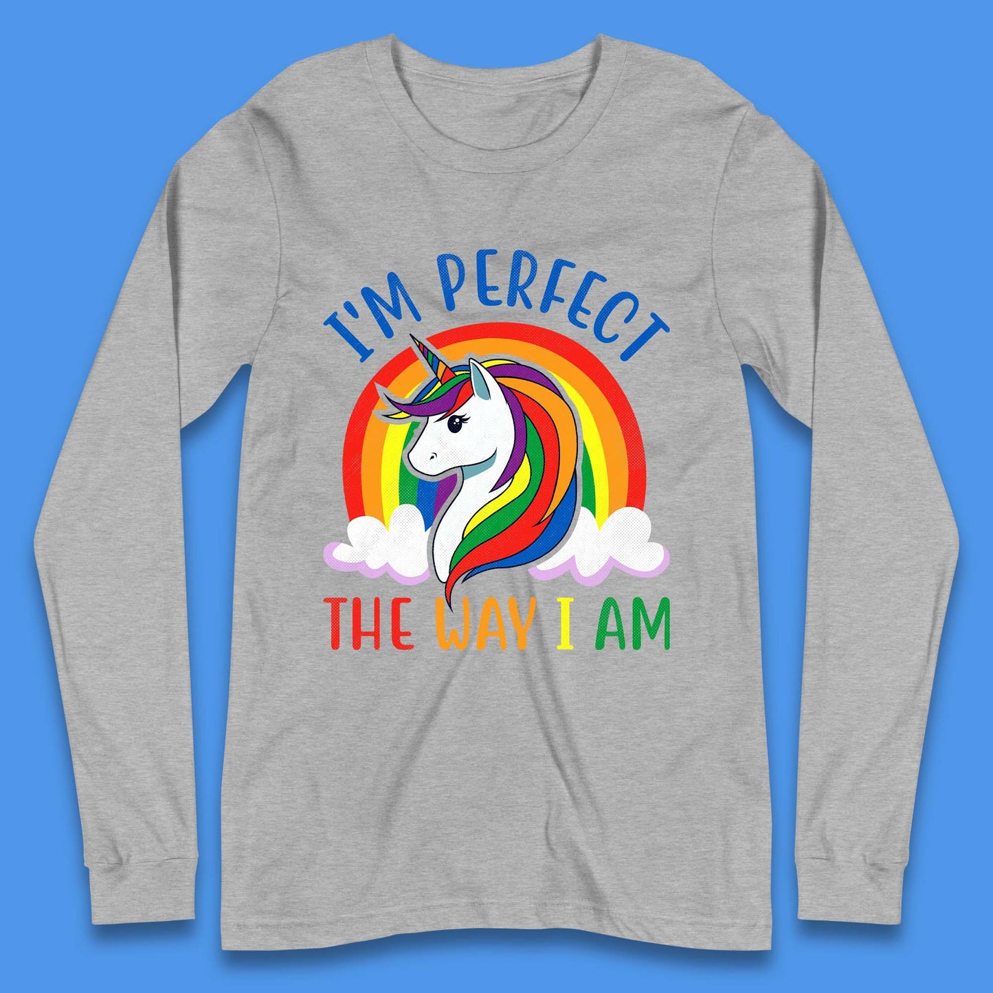 Rainbow Unicorn LGBT Pride Long Sleeve T-Shirt