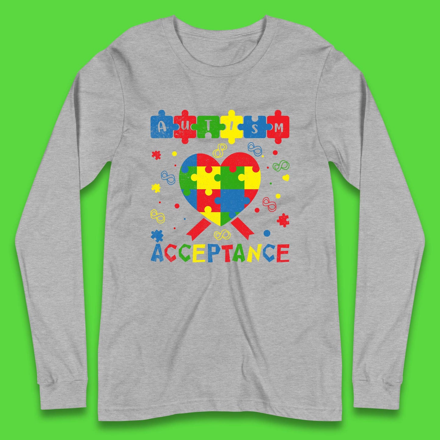 Autism Acceptance Awareness Long Sleeve T-Shirt