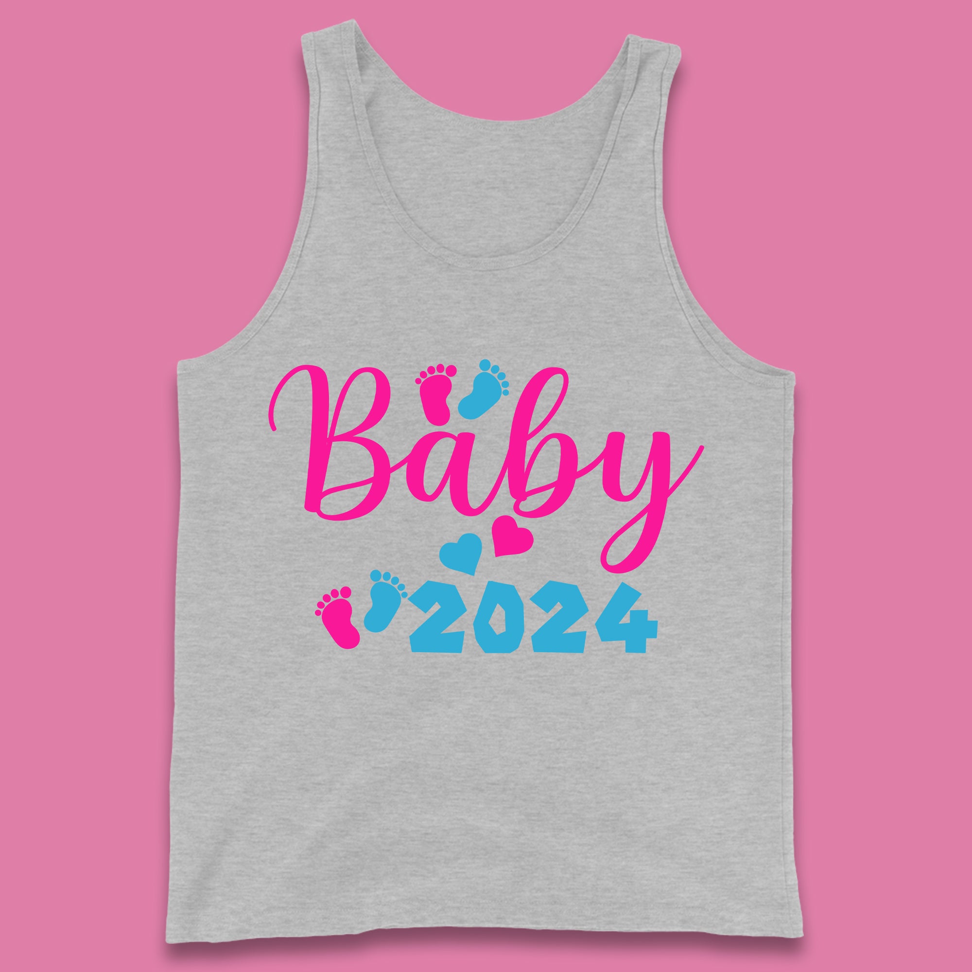 Baby 2024 Pregnancy Announcement Tank Top