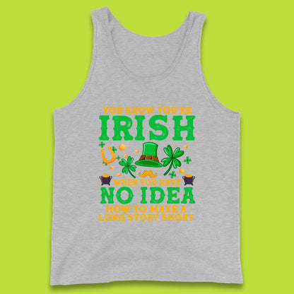You Know You're Irish Tank Top