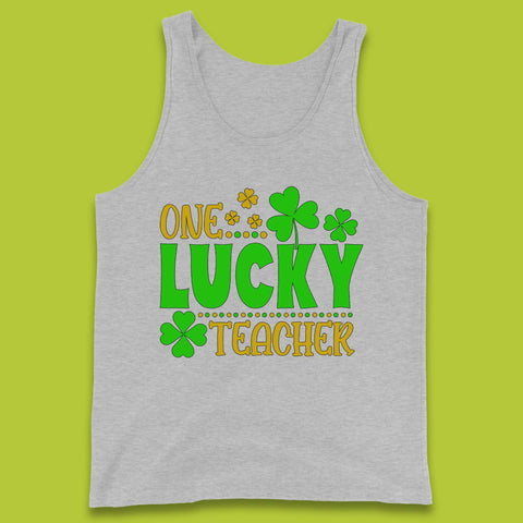 One Lucky Teacher Tank Top