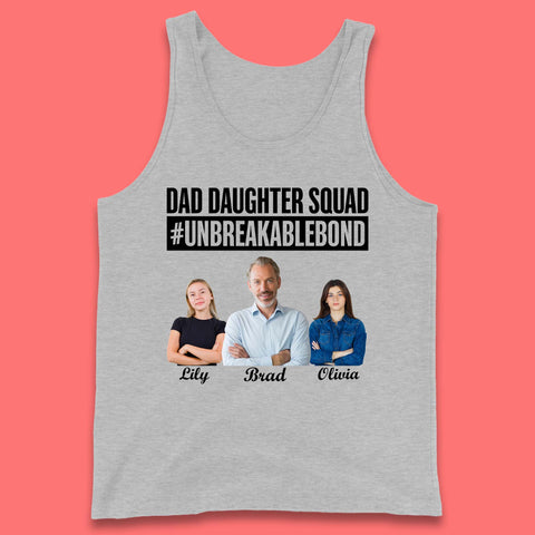 Personalised Dad Daughter Squad Tank Top