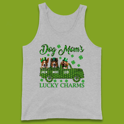 Personalised Dog Mom's Lucky Charms Tank Top
