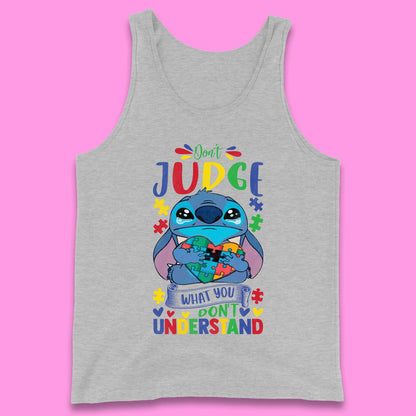 Autism Disney Stitch Tank Top