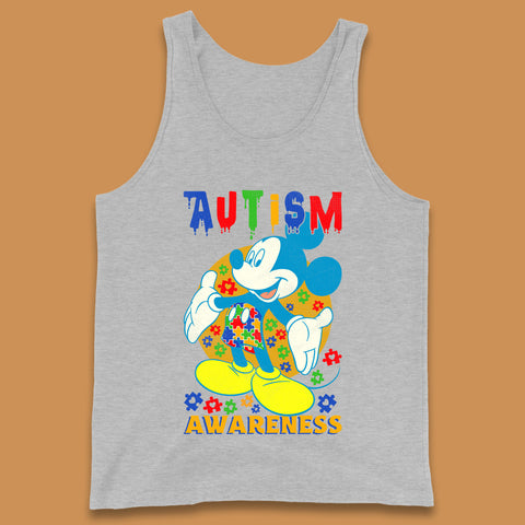 Autism Awareness Mickey Mouse Tank Top