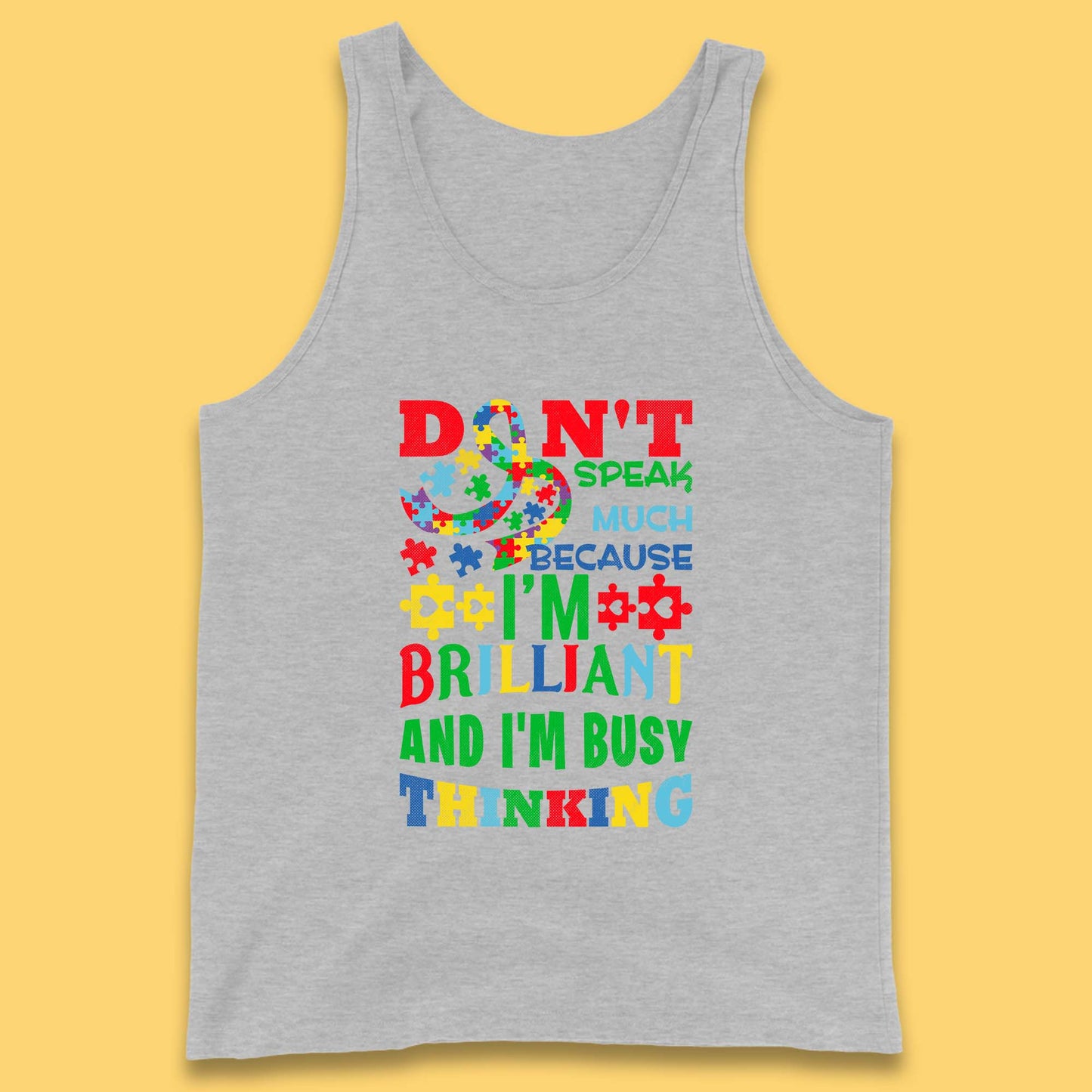 Autism Busy Thinking Tank Top