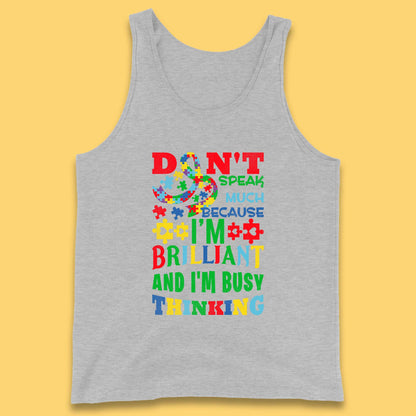 Autism Busy Thinking Tank Top