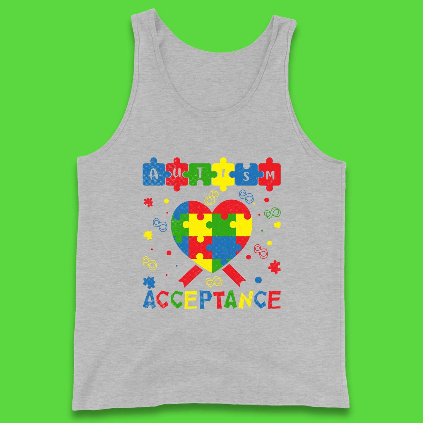 Autism Acceptance Awareness Tank Top