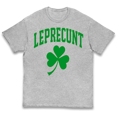 Leprecunt St Patricks Day Kids T Shirt