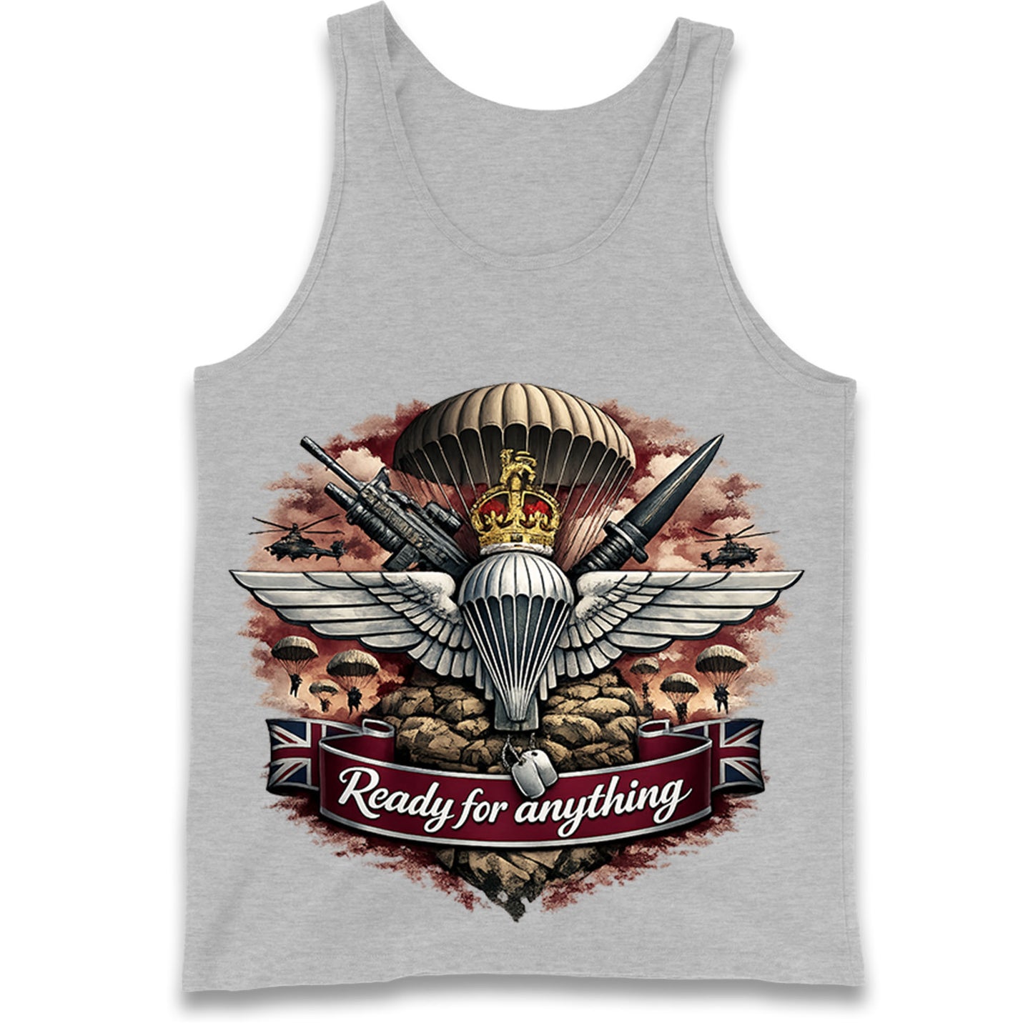 Ready for Anything Parachute Regiment Tank Top