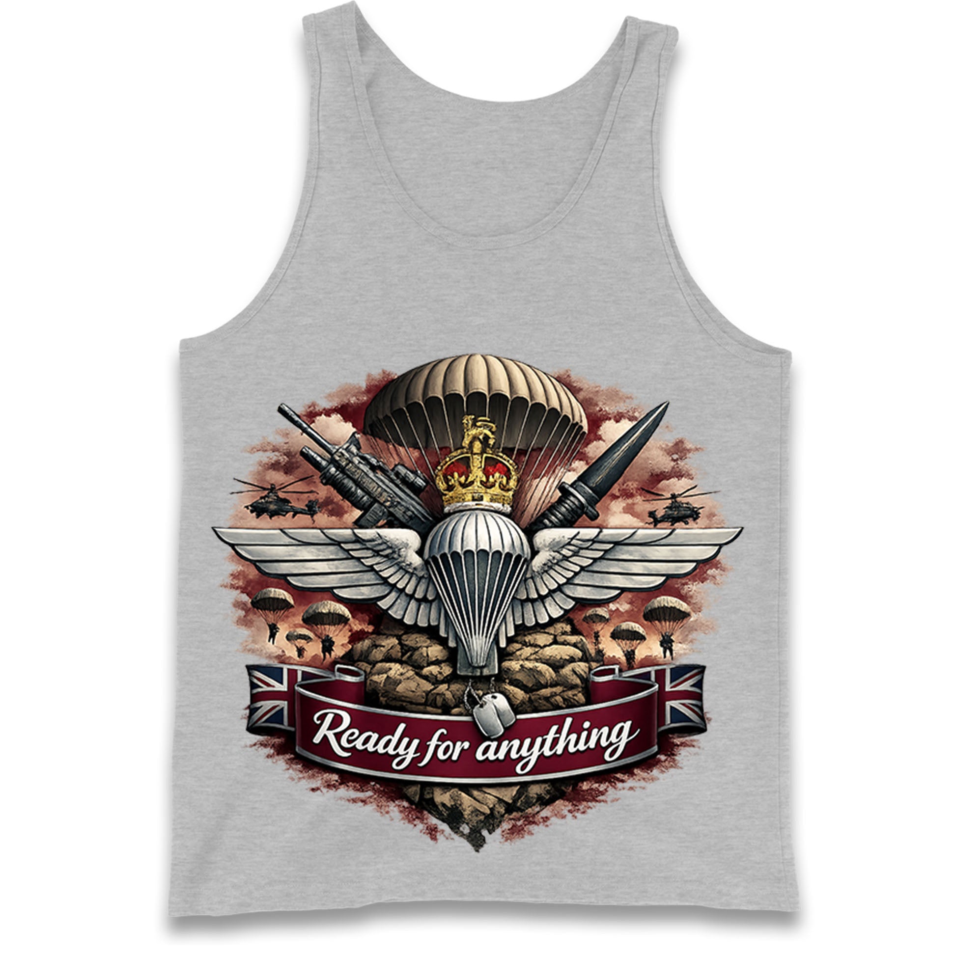 Ready for Anything Parachute Regiment Tank Top