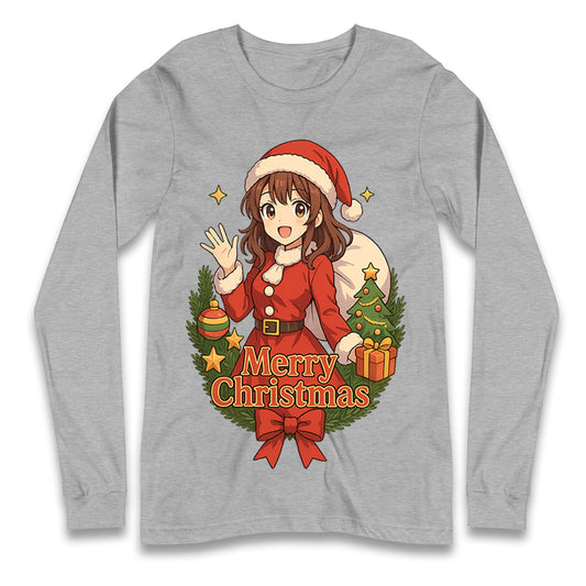 Anime Christmas Longsleeve T Shirt