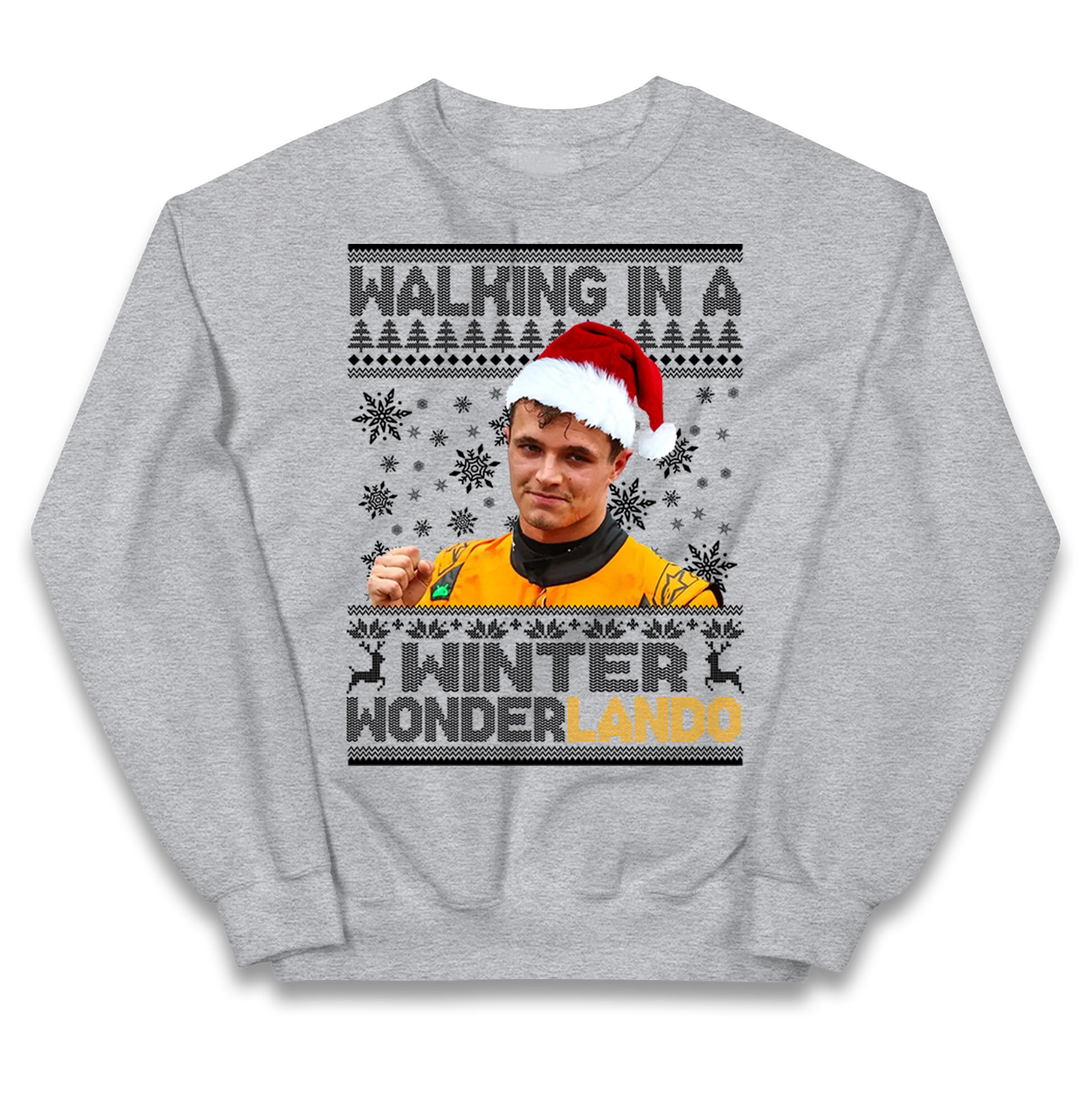 Lando Norris Christmas Kids Jumper