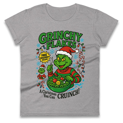 Grinch Christmas Ladies T Shirt 