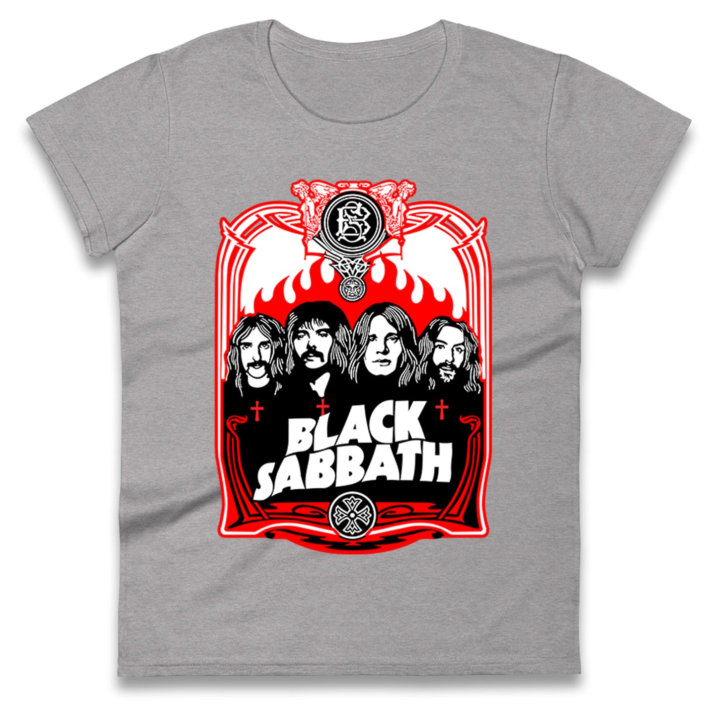 Black sabbath Band Ladies T Shirt 