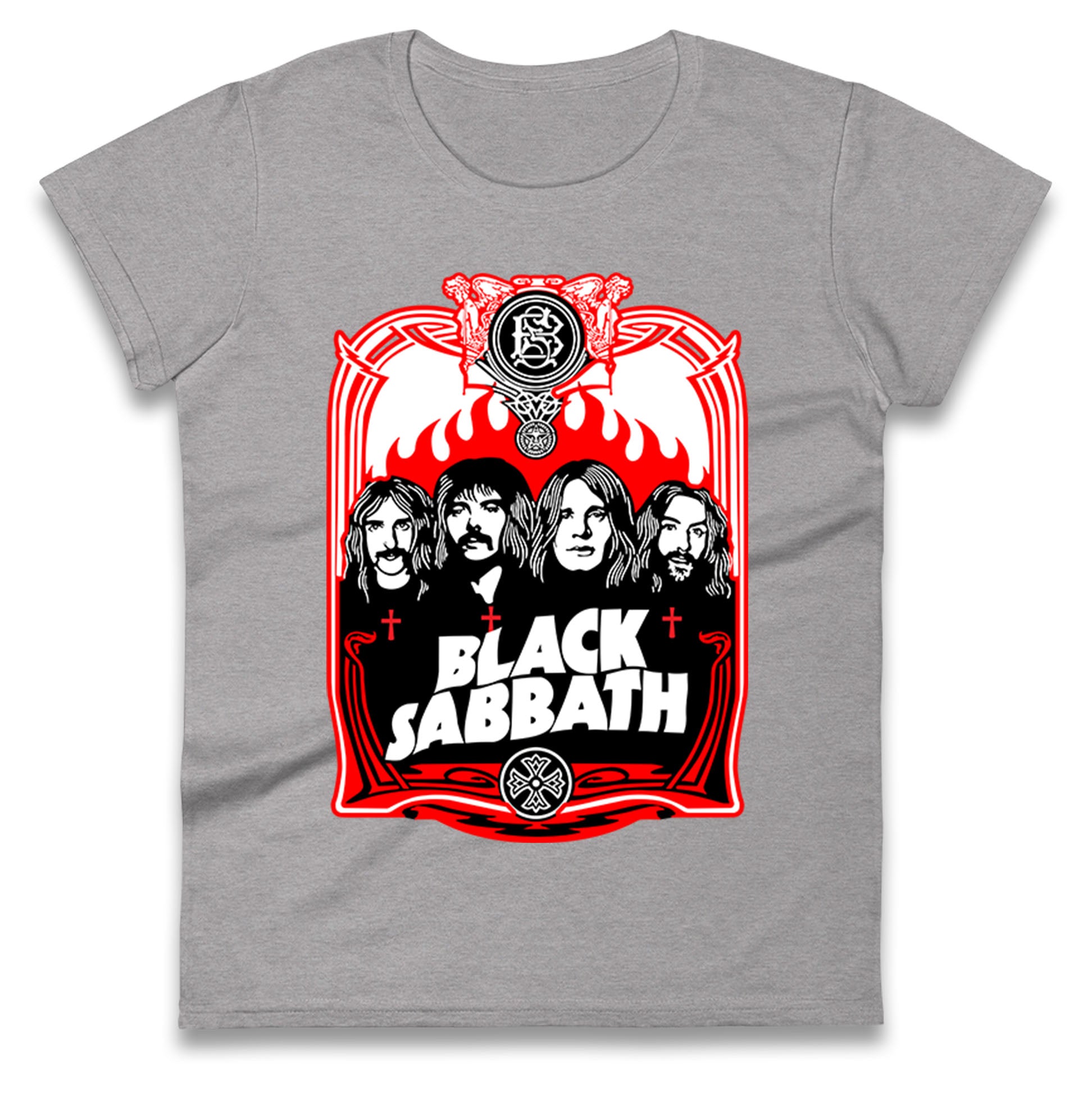 Black sabbath Band Ladies T Shirt 