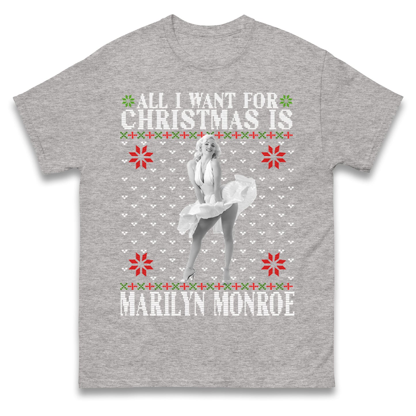 marilyn monroe christmas t shirt