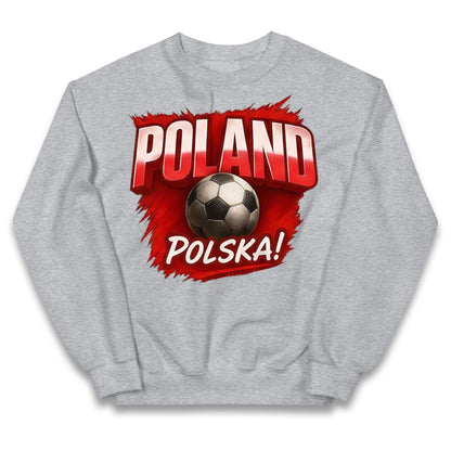 Poland Retro World Cup  Kids Jumper