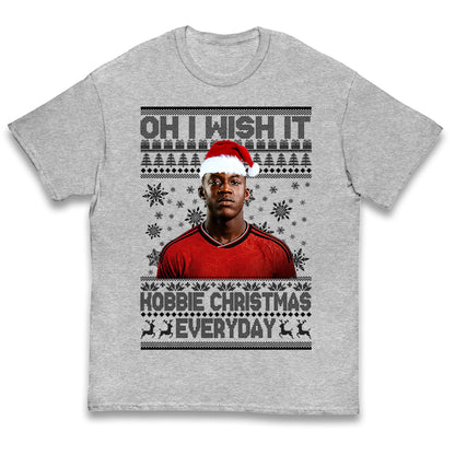Kobbie Mainoo Christmas Kids T Shirt