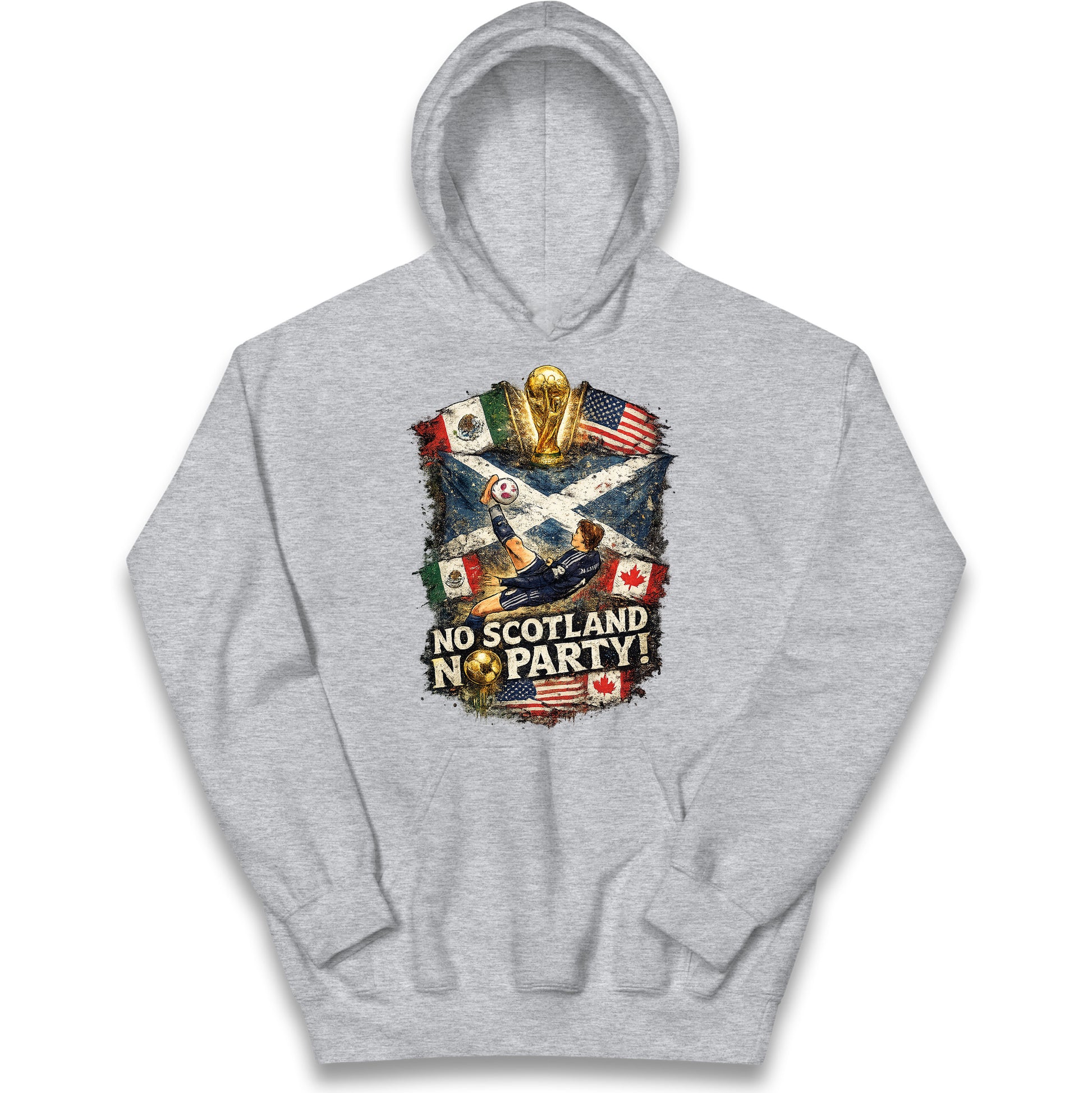 No Scotland No Party World Cup 2026 Kids Hoodie