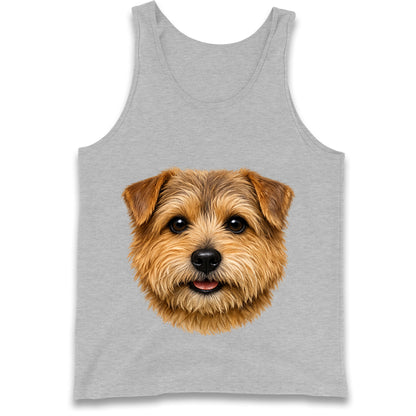 Norfolk Terrier Dog Face Tank Top