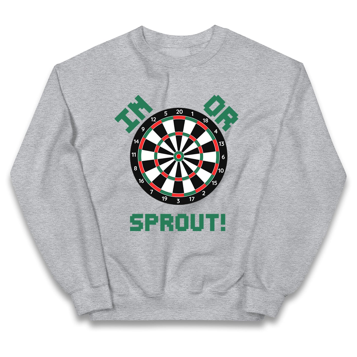 dartboard christmas jumper