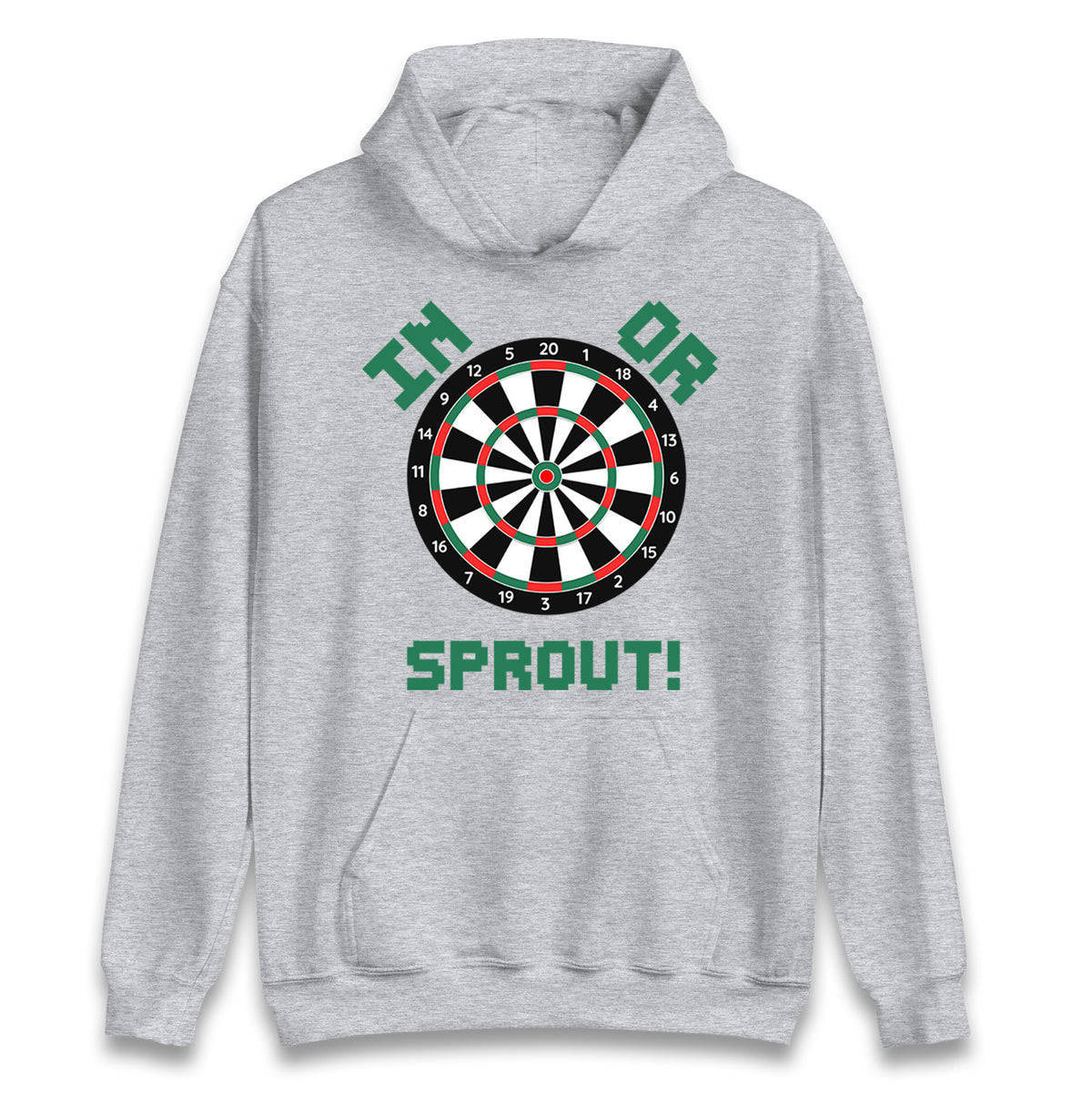 dartboard christmas hoodie