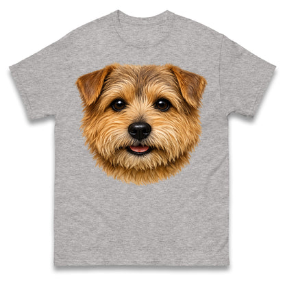 Norfolk Terrier Dog Face T Shirt 