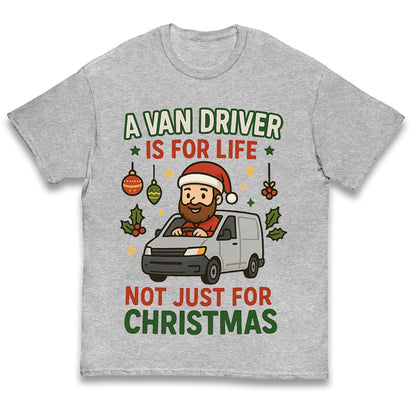 Van Driver Christmas Kids T Shirt