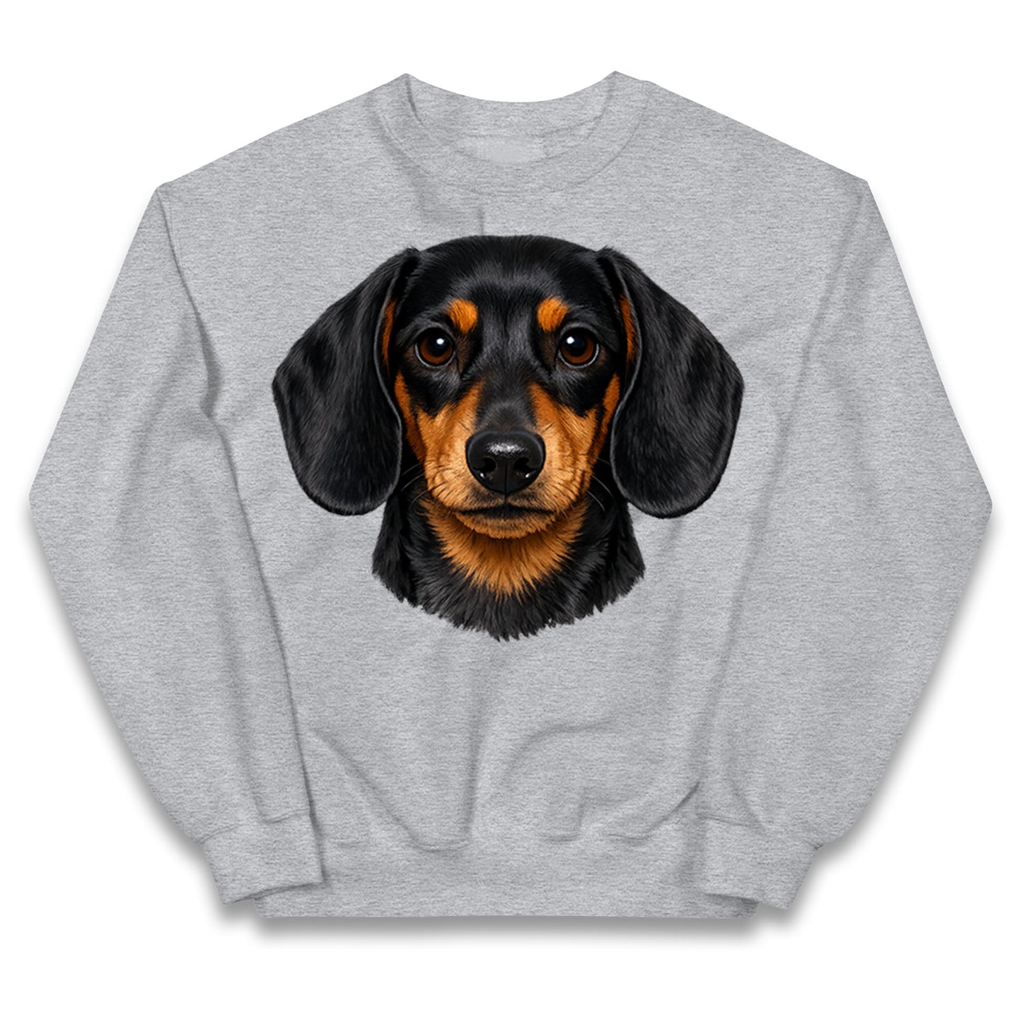 Dachshund Dog Face Kids Jumper