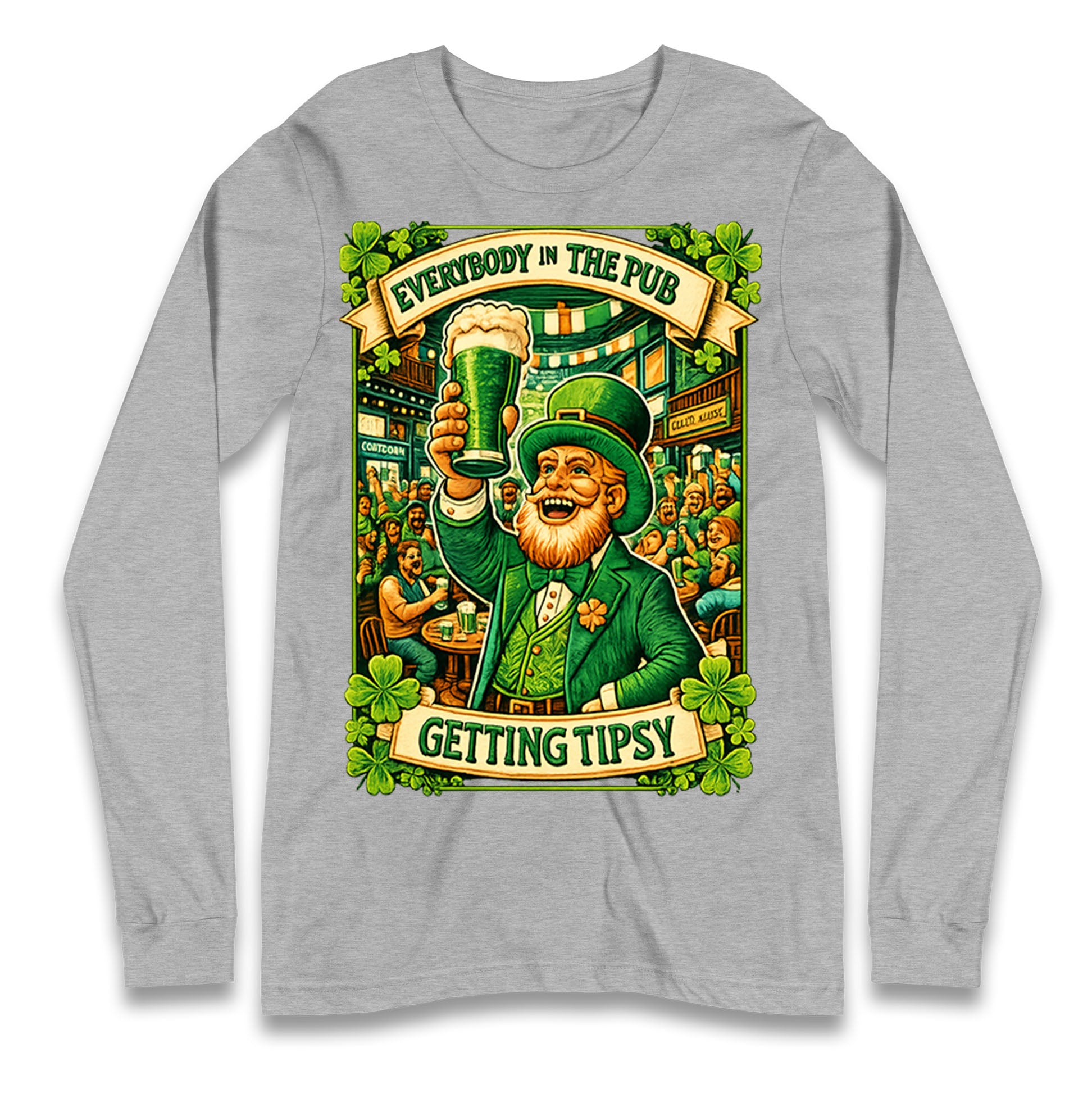 Everybody In The Pub Getting Tipsy Longsleeve T Shirt