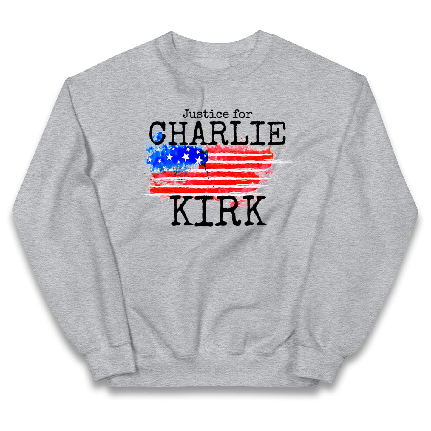 Justice For Charlie Kirk Kids Jumper