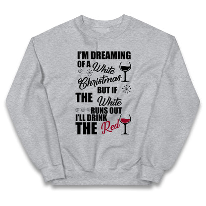 Wine Christmas Kids Jumper