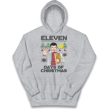 Eleven Christmas Kids Hoodie
