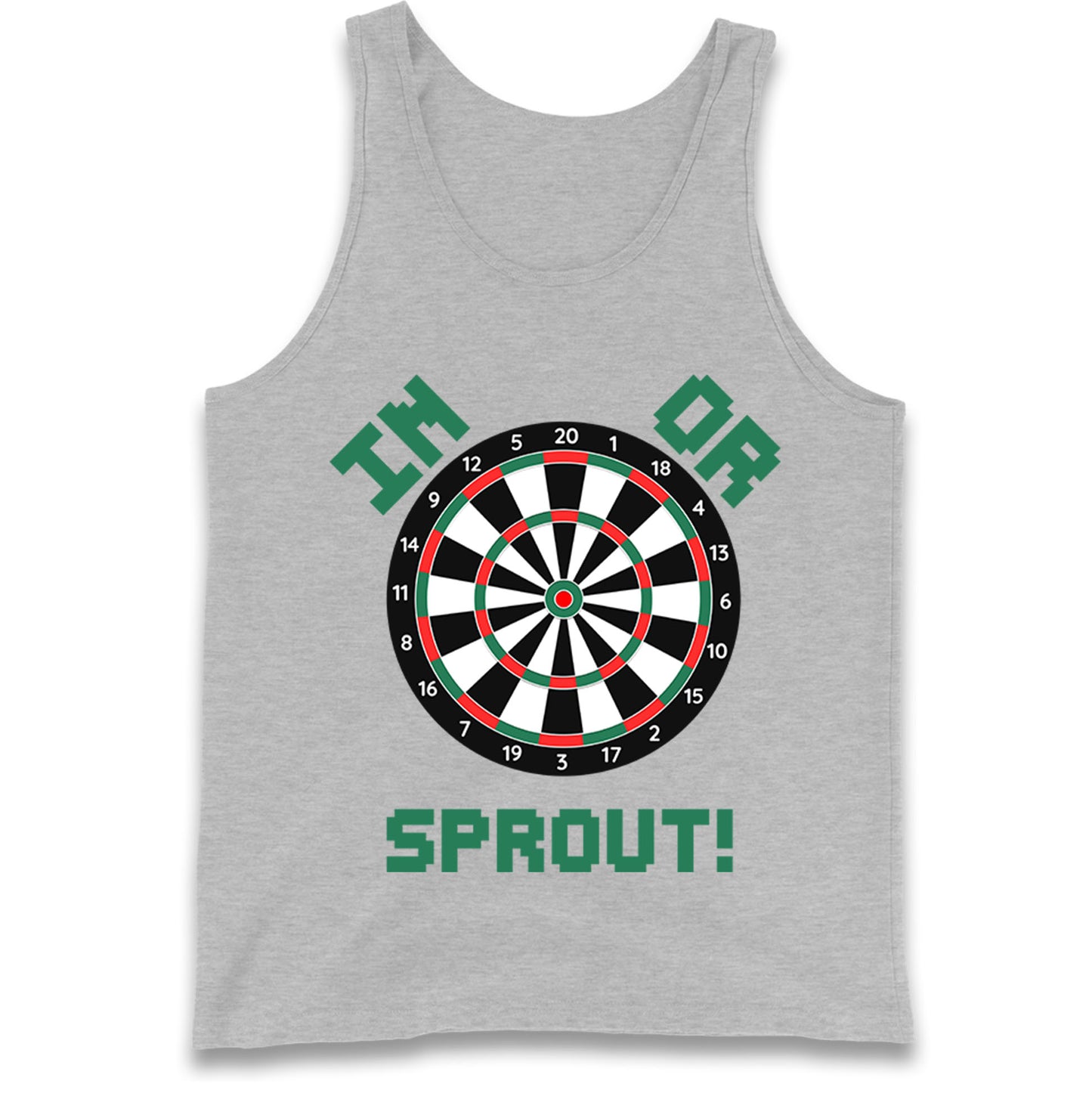 dartboard christmas tank top