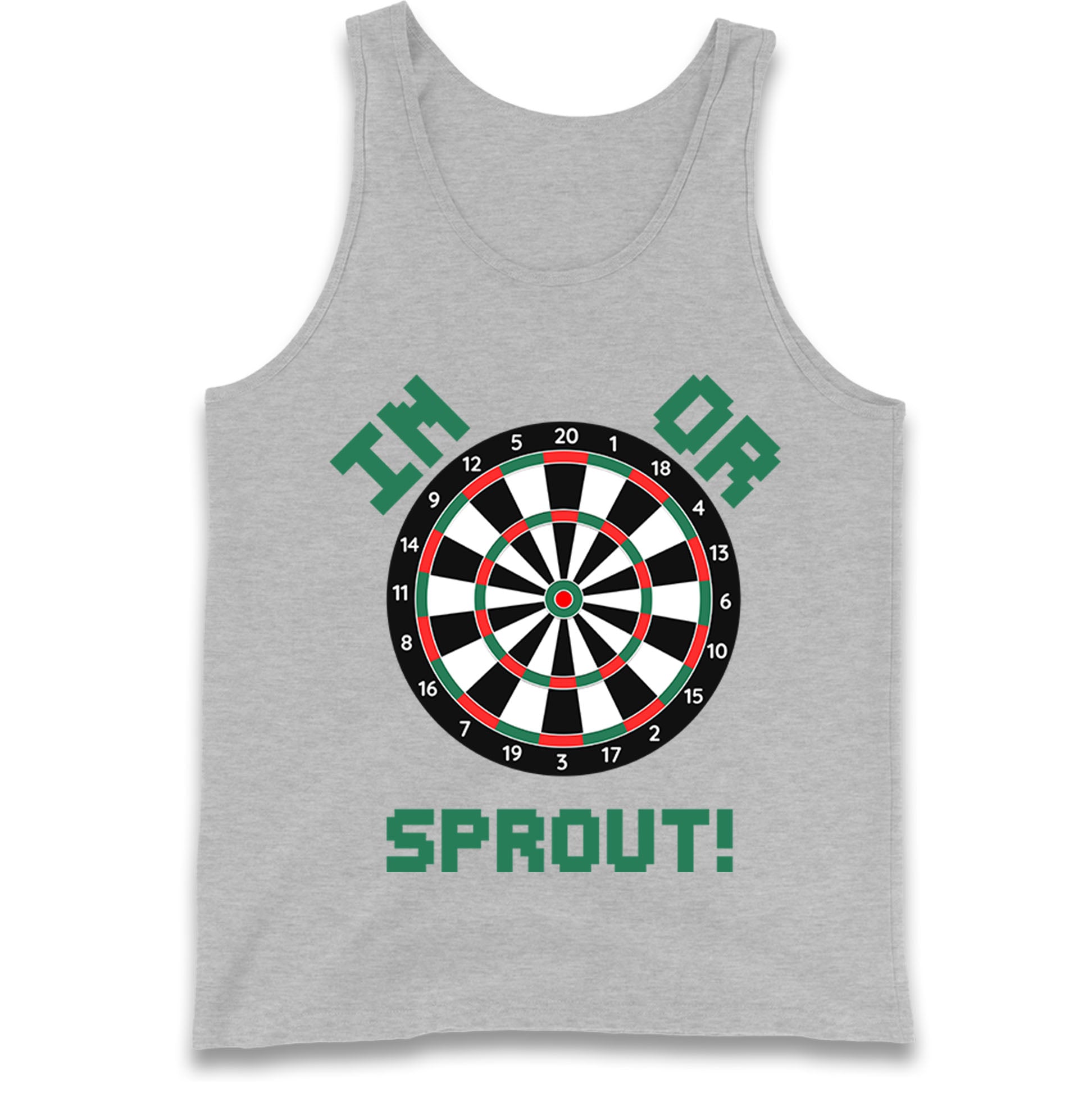 dartboard christmas tank top