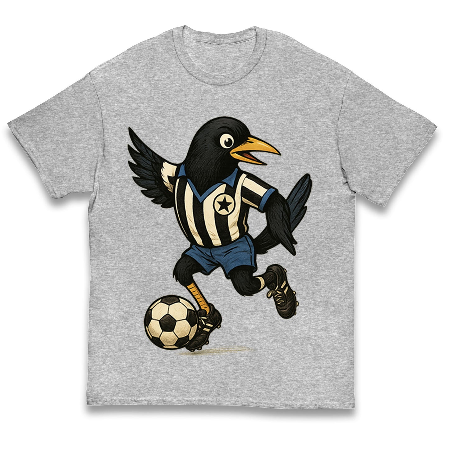 Retro Newcastle United Football Kids T Shirt
