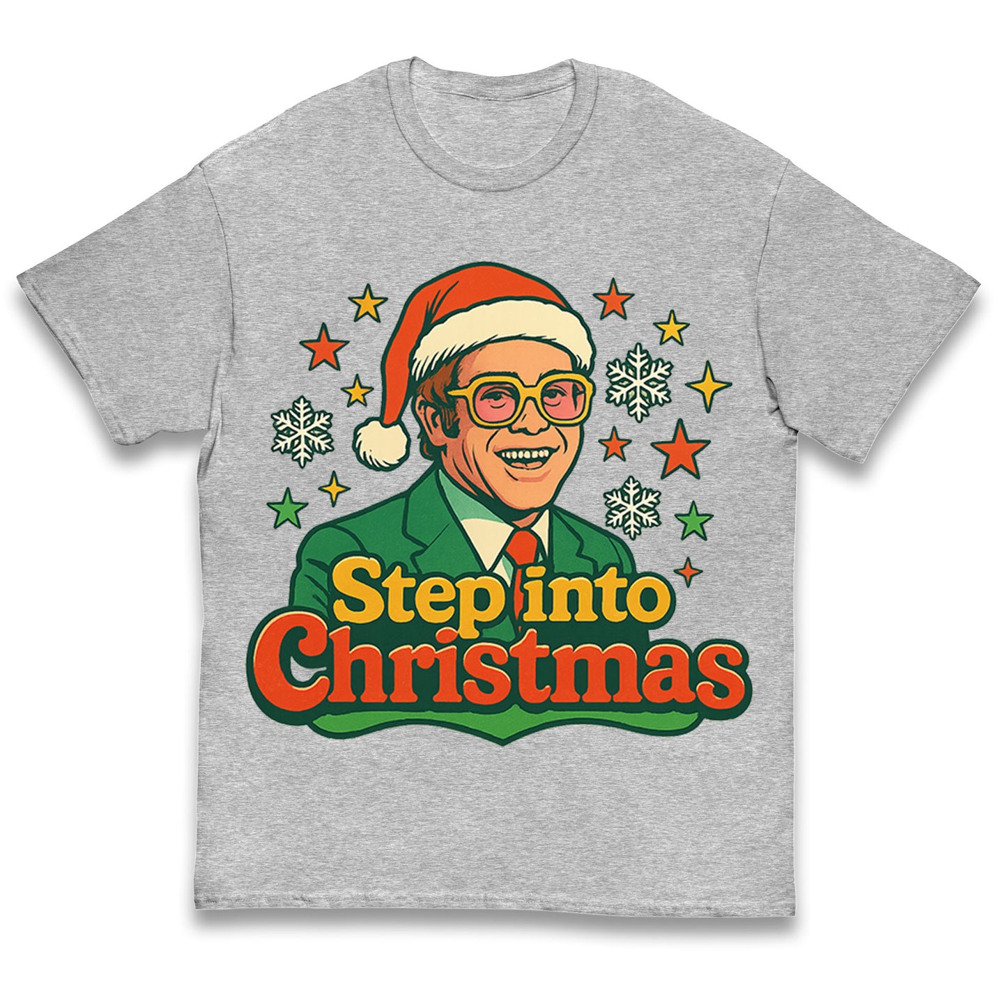 Elton John Christmas Kids T Shirt