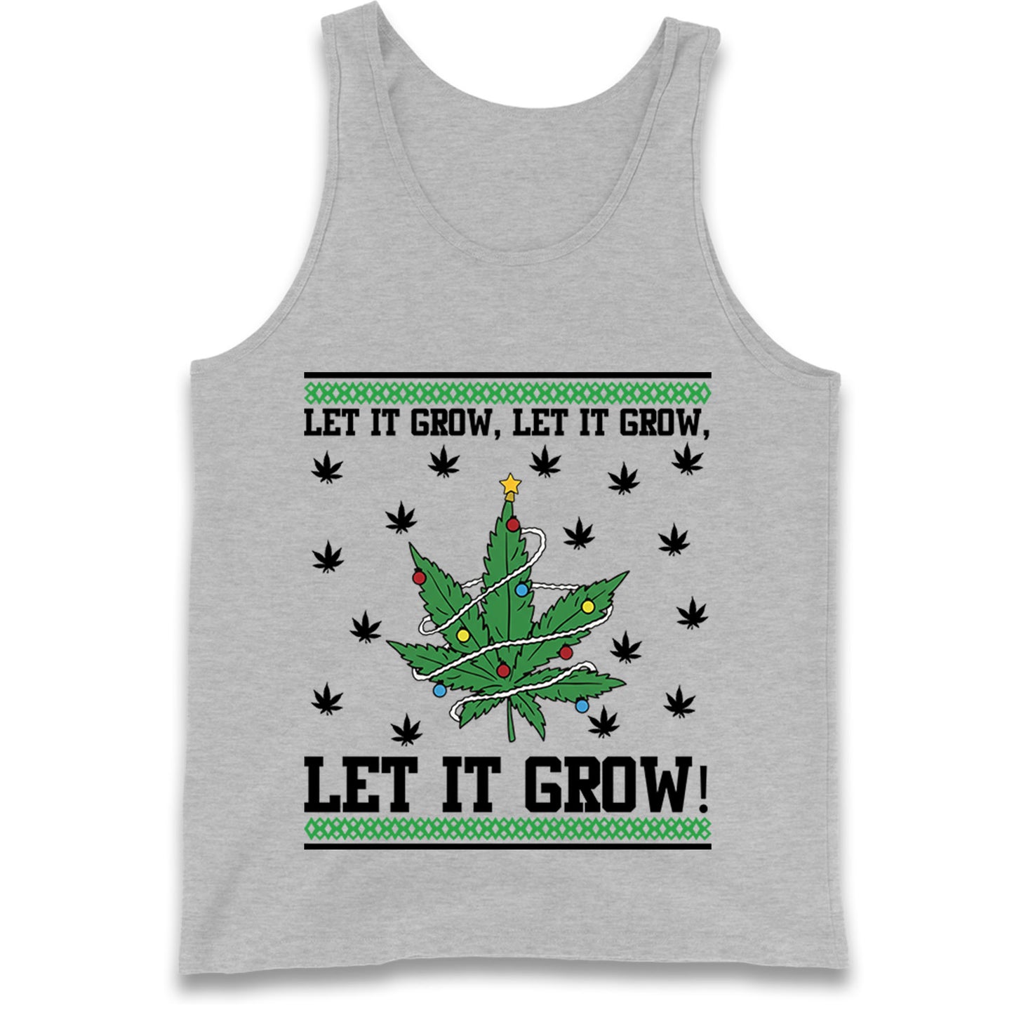 Cannabis Christmas Tank Top