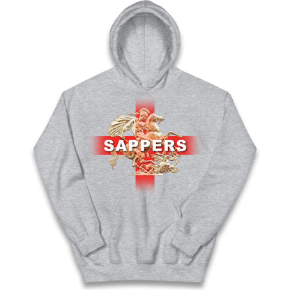 Royal Engineers Sappers England Kids Hoodie