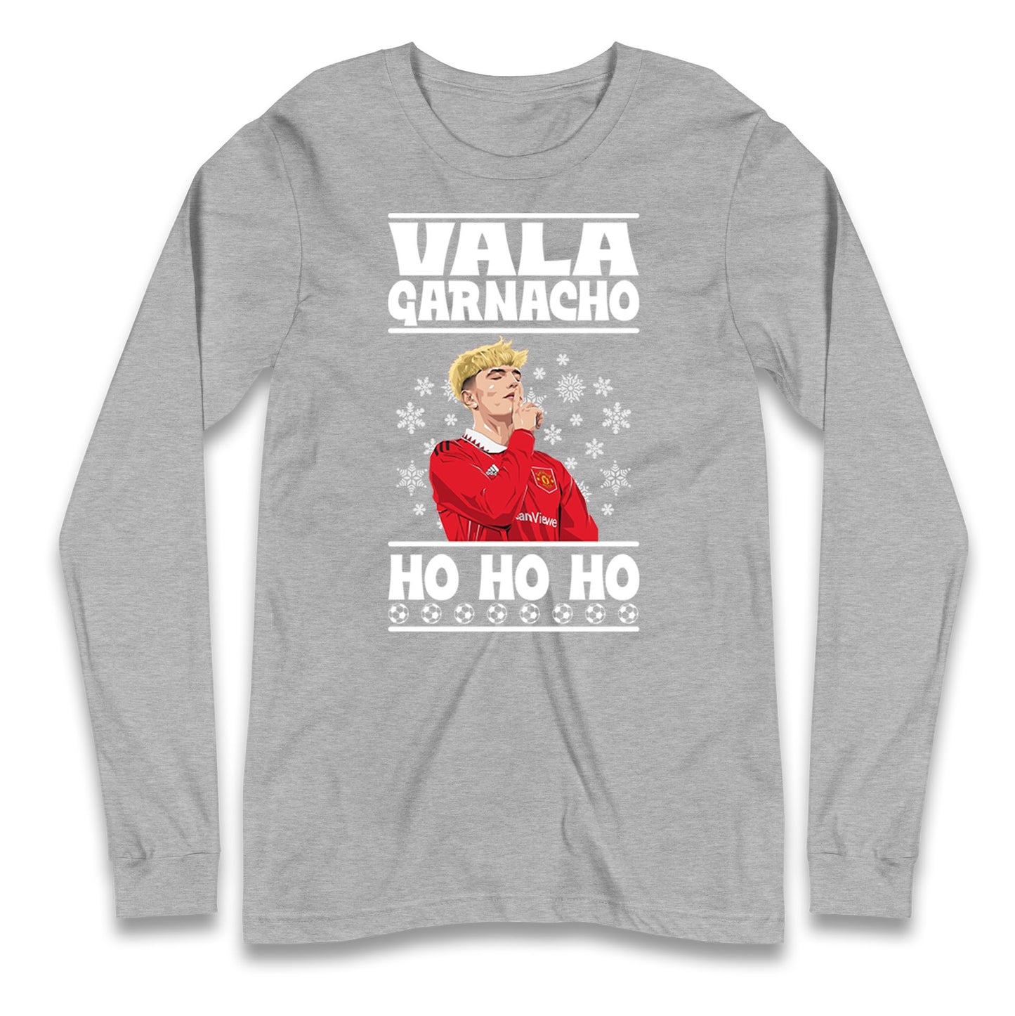 alejandro garnacho christmas long sleeve t shirt