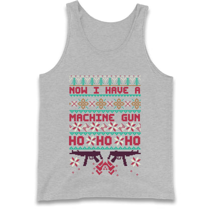 Now I Have A Machine Gun Christmas Tank Top