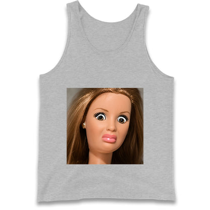 Distressed Doll Face Meme Tank Top