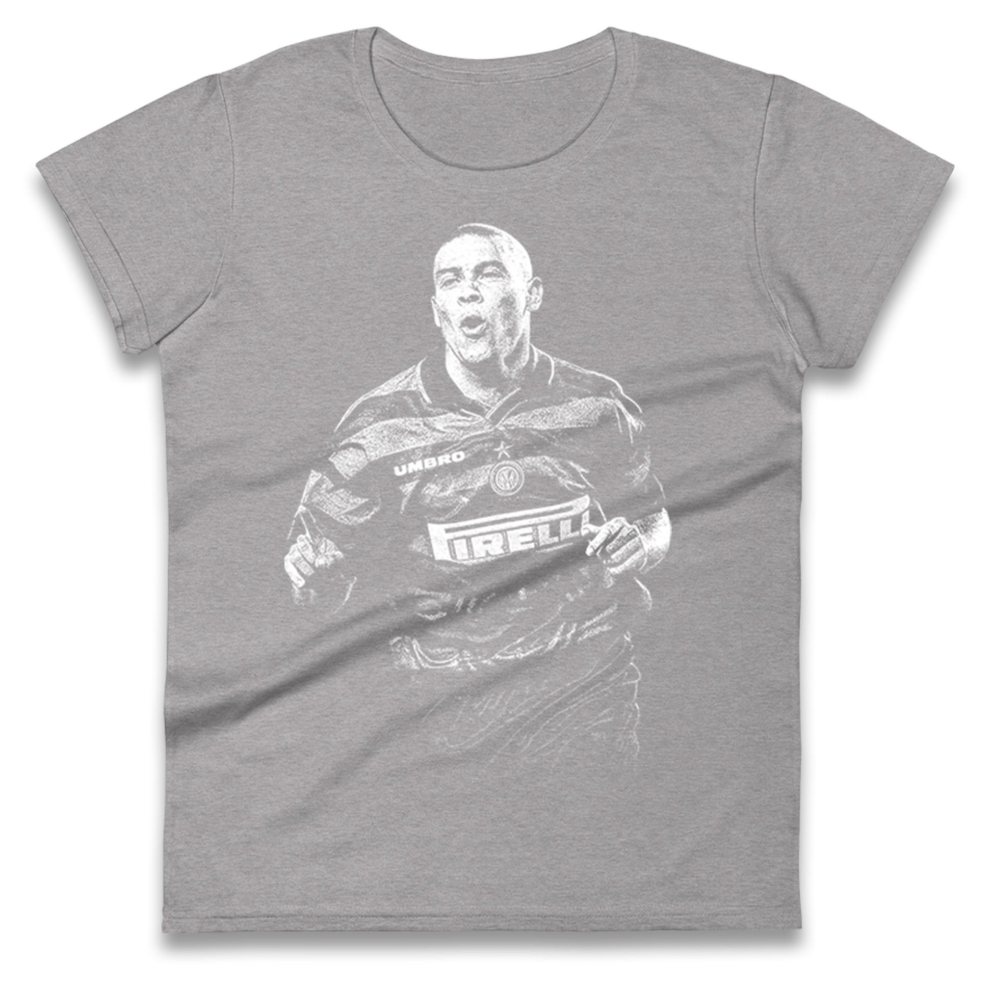 Ronaldo Inter Milan Ladies T Shirt