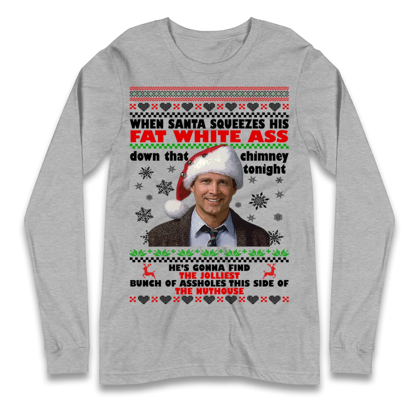 Clark Griswold Christmas Vacation Christmas Long Sleeve Shirt