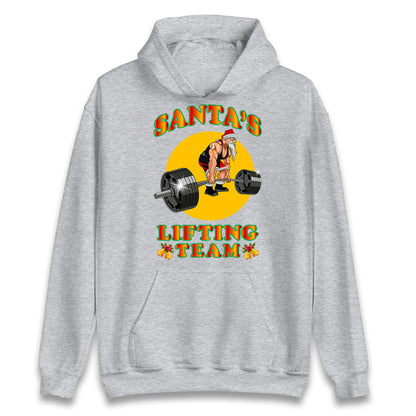 bodybuilding gym christmas hoodie